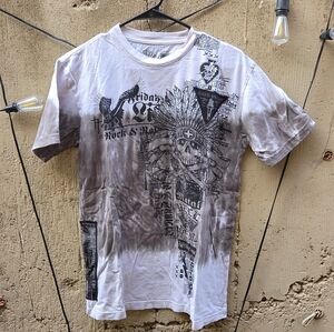 Affliction "Live Fast" Graphic Print Men's T-Shirt
